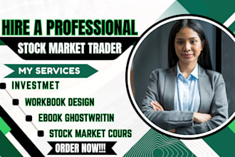 write and design stock market trading, forex trading, crypto ebook course