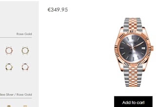 customize and configure a full website watches using zakeke kickflip on shopify