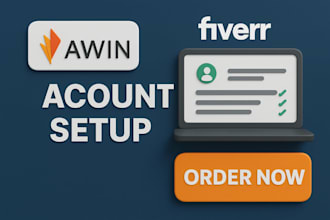 create and set up your awin affiliate account