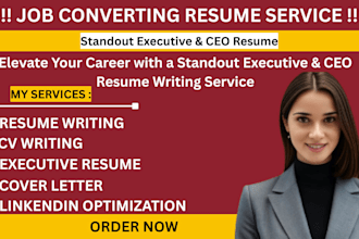 write and revamp professional resumes cvs, and cover letters