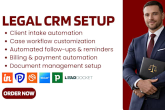 do legal CRM insightly lead docket bitrix24 practicepanther pipedrive smokeball