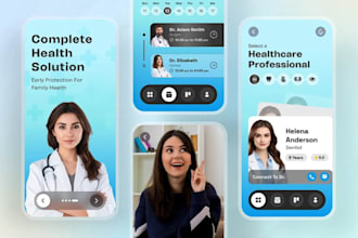 develop a healthcare telemedicine app, doctor app and medical booking mobile app