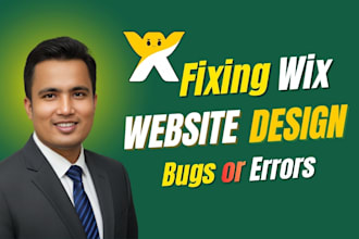 expertly fix wix website bugs, errors and design issues