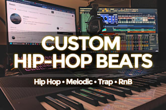 produce custom sad music hip hop trap beats for you