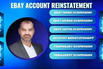 ebay account reinstatement, ebay mc011, mc999, mc172 suspension reinstatement