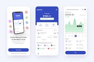 develop neo bank investment, mutual funds investment app, stock investment app