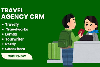 tarvel agency CRM using travefy lemax tourwriter rezdy travelworks checkfront