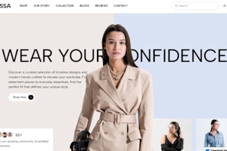 design webflow ecommerce website webflow holiday product sales landing page site