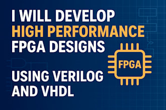 do fpga projects using verilog and vhdl, digital logic design tasks
