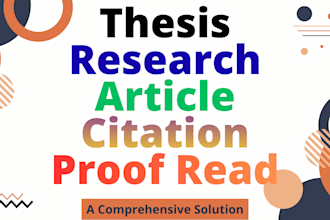 proofread and edit the documents