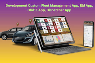develop fleet management app, obd11 app, dispatcher app