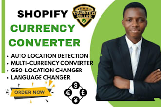 setup shopify currency converter, fix shopify currency converter on your store
