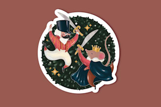 design nutcracker and the rat king logo
