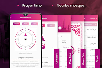 develop professional islamic mobile apps with quran, prayer times, and adhan