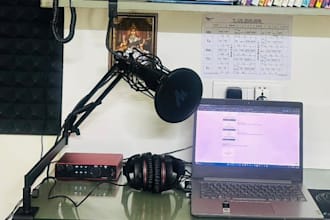 record a soulful telugu and english voice over