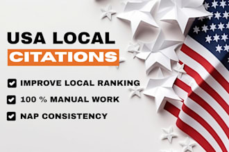 provide 350 unique USA local citations for local SEO