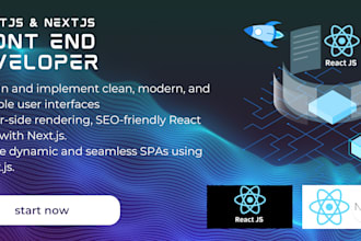 build fast, SEO friendly reactjs and nextjs websites