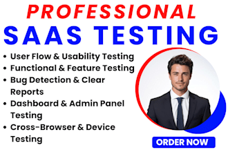 test your saas application for bugs, usability, and performance