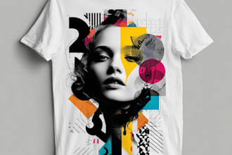 do minimalist t shirt design and typography t shirt design