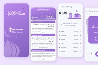 build high quality islamic apps websites like noble quran, islam360 with datas