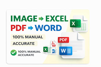 convert image to excel, pdf to excel and pdf to word