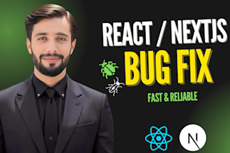 fix bugs and errors in your react or nextjs app