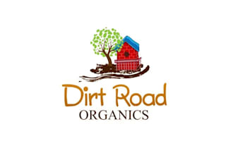 make dirt road organics colorful logo for soap and lotion