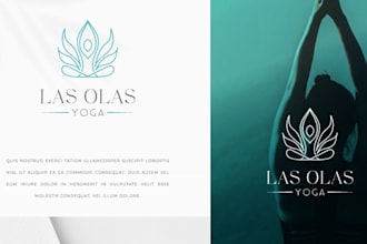 create modern wellness logo