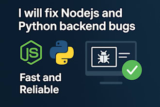 fix bugs and errors in your nodejs express backend