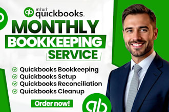 do quickbooks online bookkeeping, setup,cleanup, catchup and bank reconciliation
