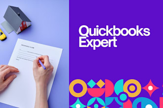 do online bookkeeping, cleanup, setup and fix messy books