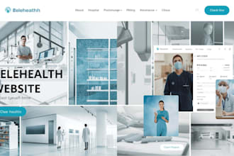 hipaa compliant telehealth medical health clinic website  wellness telemedicine