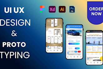 do website ui ux design, app ui ux design