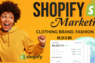 clothing brand marketing, boost shopify sales, shopify marketing, sales manager