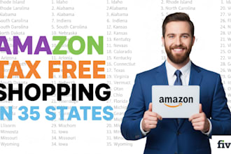 handle amazon sales tax exempt  for  35 USA states