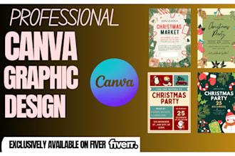 create professional canva graphic designs