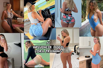 do lora training ai influencer model, ai instagram video ads influencer manager
