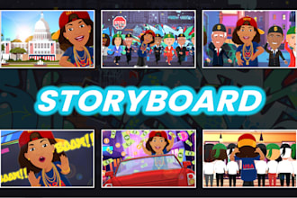 design professional storyboards for your explainer videos and animations