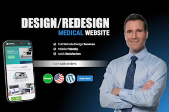 design a custom wordpress medical website