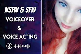 record a seductive female nsfw voiceover and asmr for you