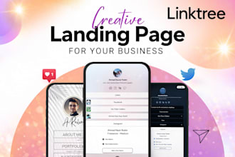 build a premium linktree biolink page for your social media