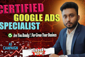 run, manage and optimize google ads campaigns as your PPC and SEM expert