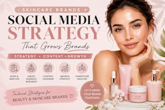 be your beauty skincare social media manager and strategy expert