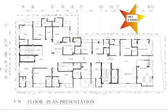 redraw your floor plan from any format to cad   in 12 hrs