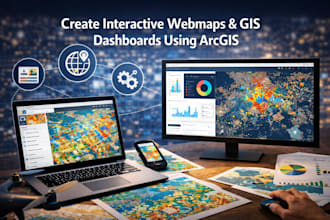 create interactive web maps and gis dashboards using arcgis