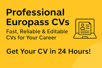 urgently do professional CV design resume design in 1 hour