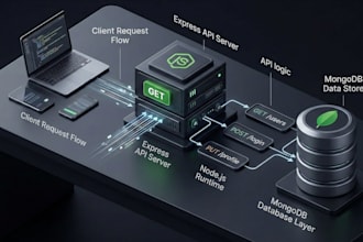 develop a secure node js rest api with mongodb and express