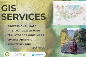 create professional gis maps and spatial data analysis