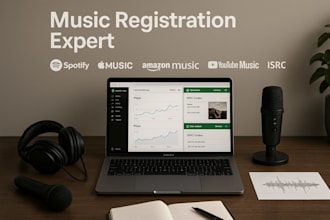 register your music professionally on global music platform
