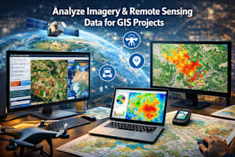 analyze satellite imagery and remote sensing data for gis projects